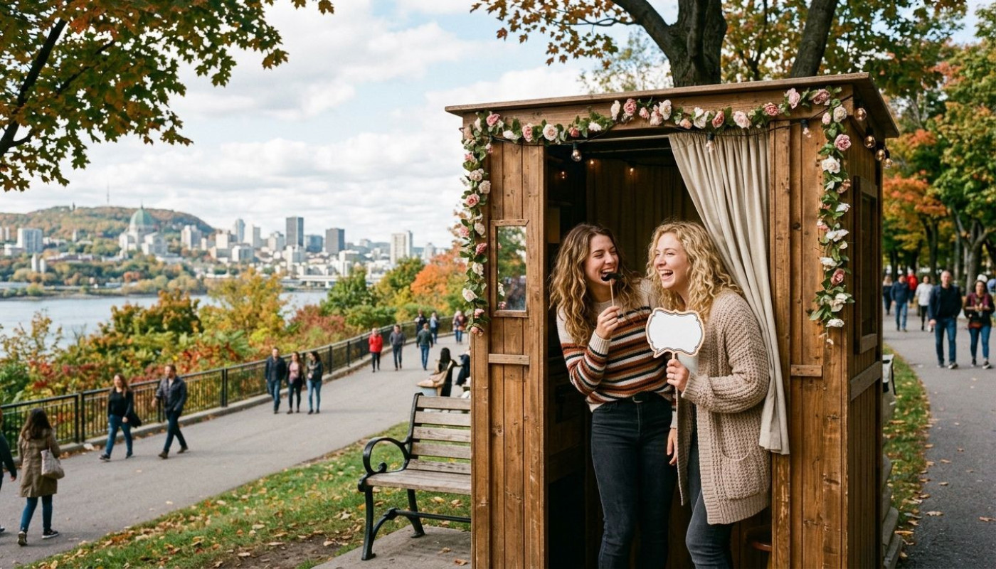 Les meilleurs spots pour un photobooth extérieur à montréal